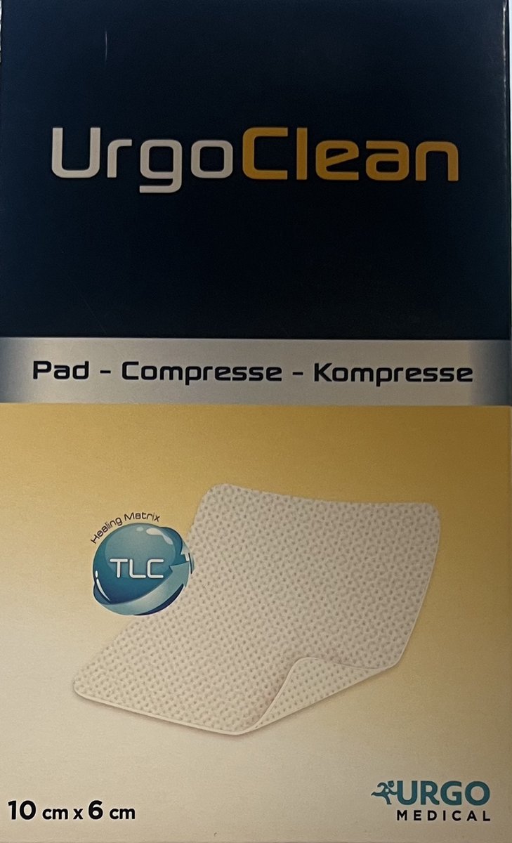 UrgoMedical - UrgoClean - Compresse - 10cm x 6cm - 604391