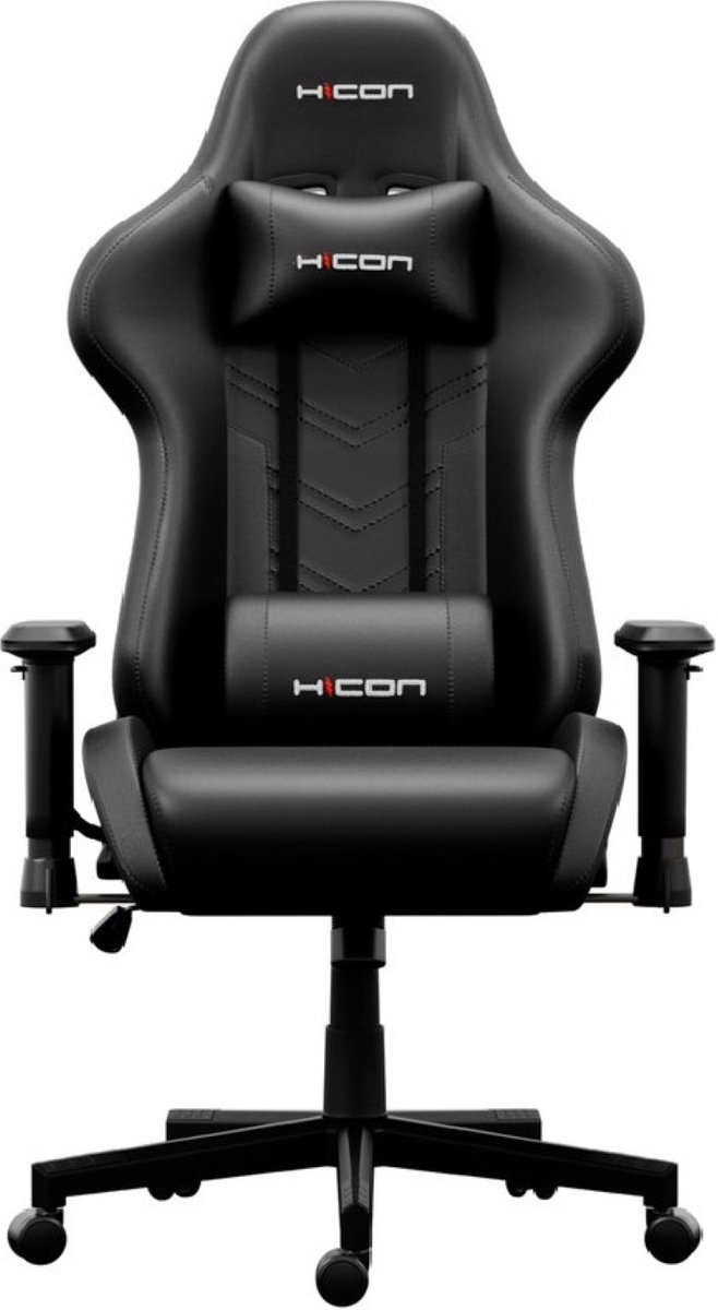 HICON Gamestoel Mondo - Ergonomisch - Gaming stoel - Bureaustoel - Verstelbaar - Gamestoelen - Racing - Gaming Chair - Zwart/Grijs