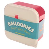 Set van 3 doosjes (lunch/tussendoortje) met Balloonies print