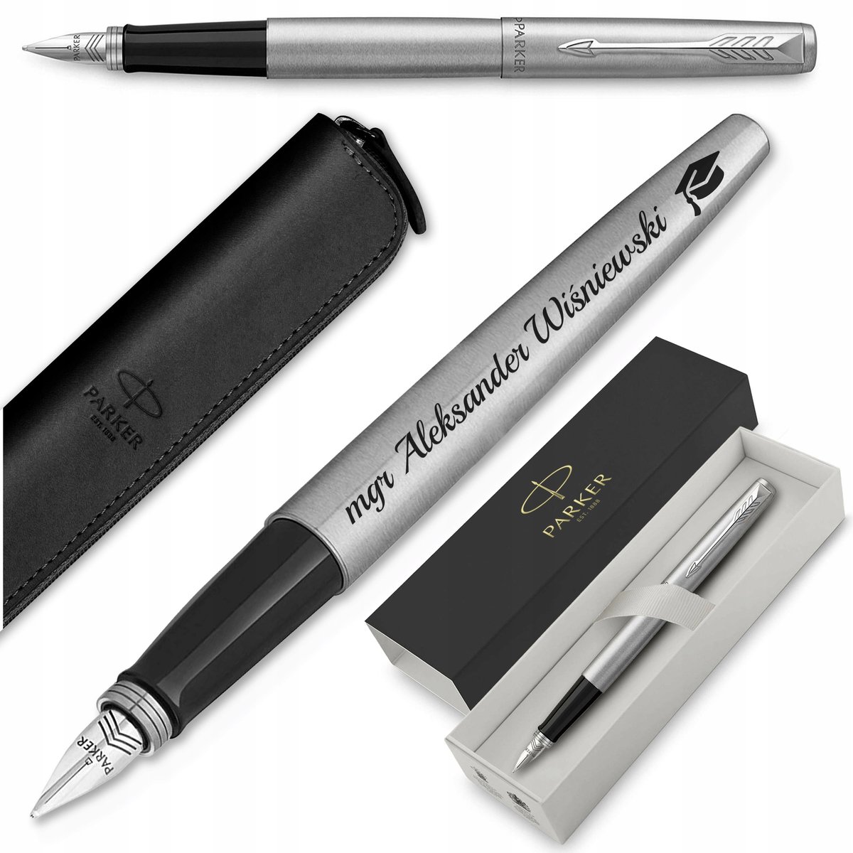 Parker Jotter CT Vulpen met Gravure & Luxe Geschenkdoos - Perfect Cadeau