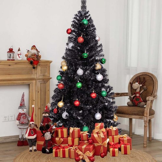 Black artificial fir tree -150 cm, 415 branches