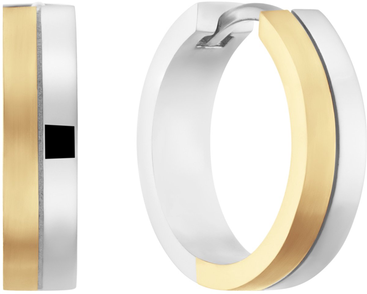 Glow 107.3000.15 Dames Oorbellen - Oorringen - Sieraad - Zilver - 925 Zilver - 15 mm lang