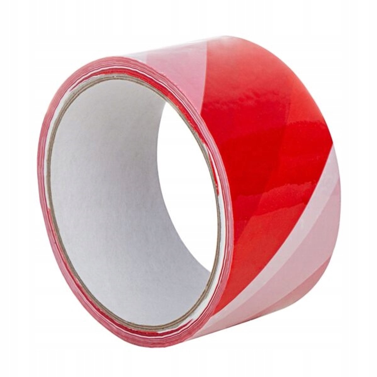 Eurotape Waarschuwingstape Rood-Wit Zelfklevend 48mm x 33m
