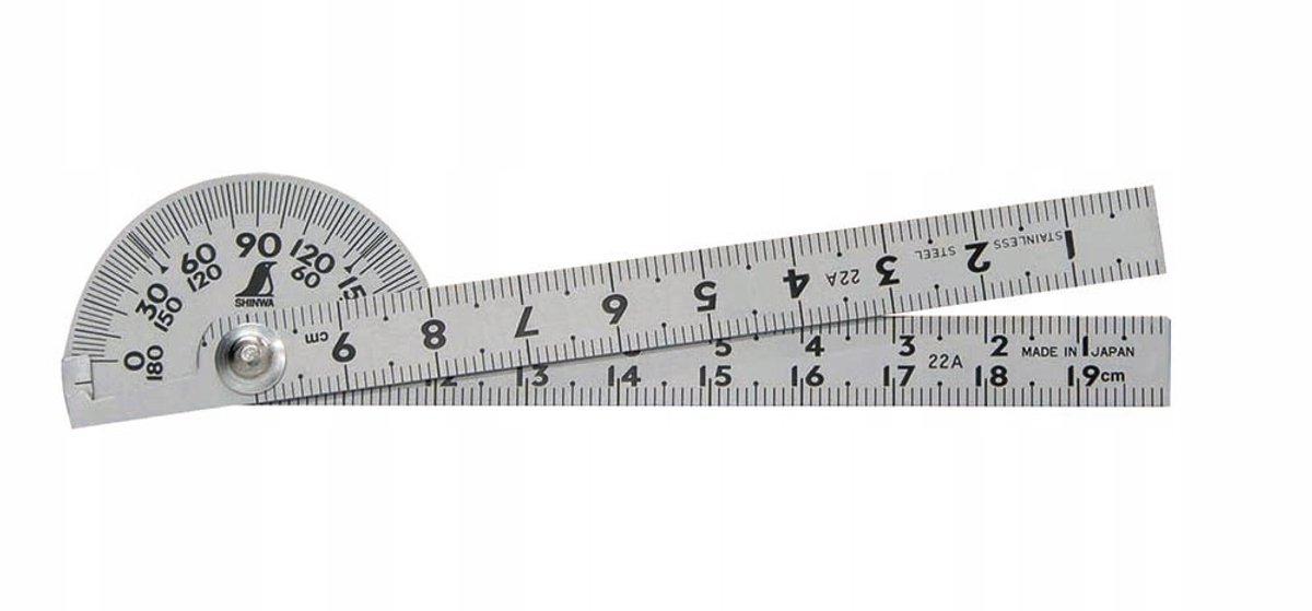 Merkloos Verstelbare Hoekmeter Mini 100mm Roestvrij Staal