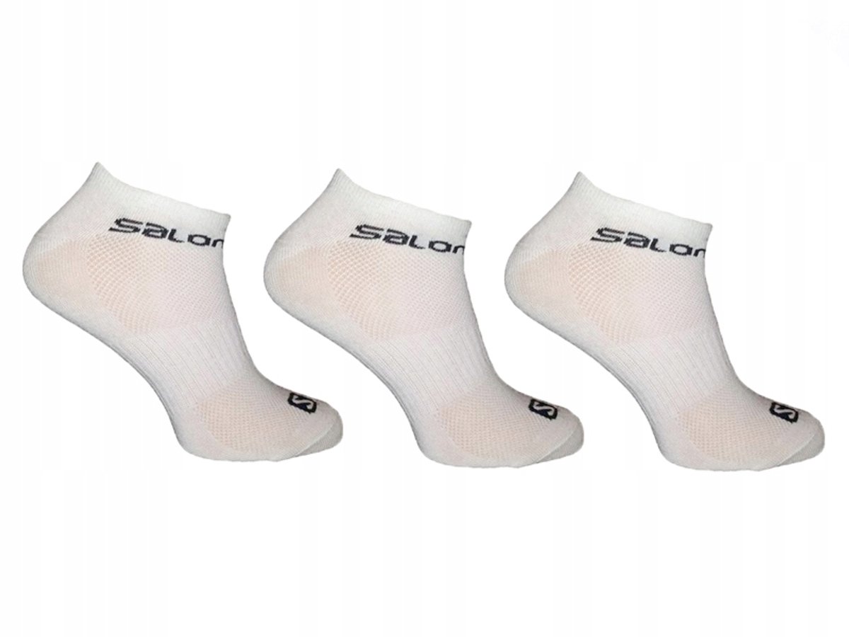 Salomon Life Low Sokken 3-Pack Comfort & Ventilatie Wit