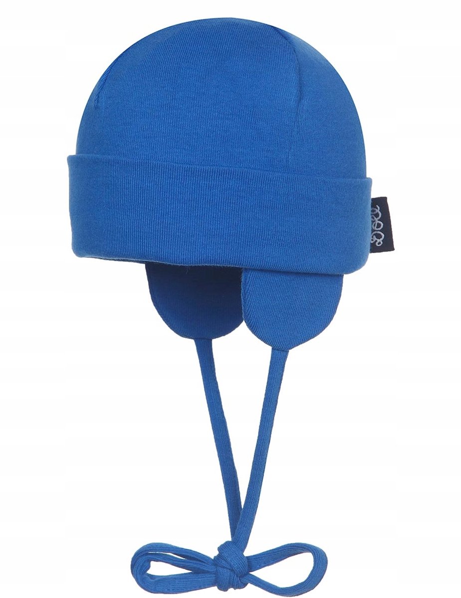 Baby muts katoen navy blauw Döll, maat 35