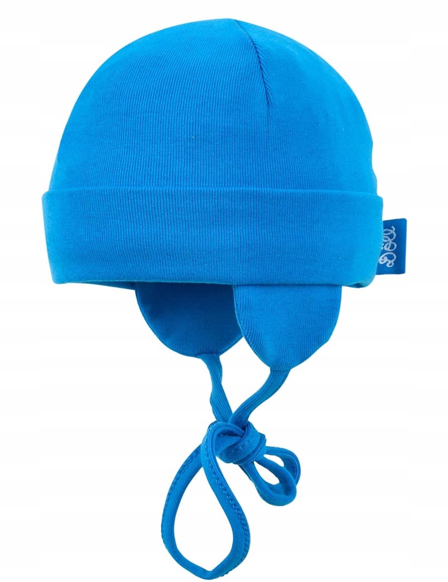 Baby muts katoen blauw Döll maat 35