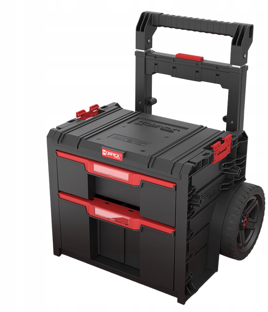Qbrick PRO Cart 2.0 Plus Lade2: Mobiele opbergbox met ladingen