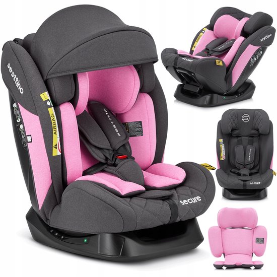 Sestino Secure Pro Autostoeltje 0-36kg i-Size 40-150cm RWF + Zonnekap