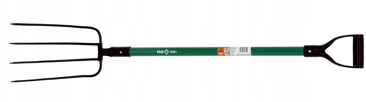 FLO Tuinvork 120cm Glasvezelhandvat - Duurzaam en Sterk