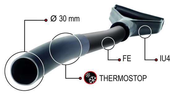 Ergonomische sneeuwschop met stalen steel, 50cm breed van Merkloos	 — afbeelding 2