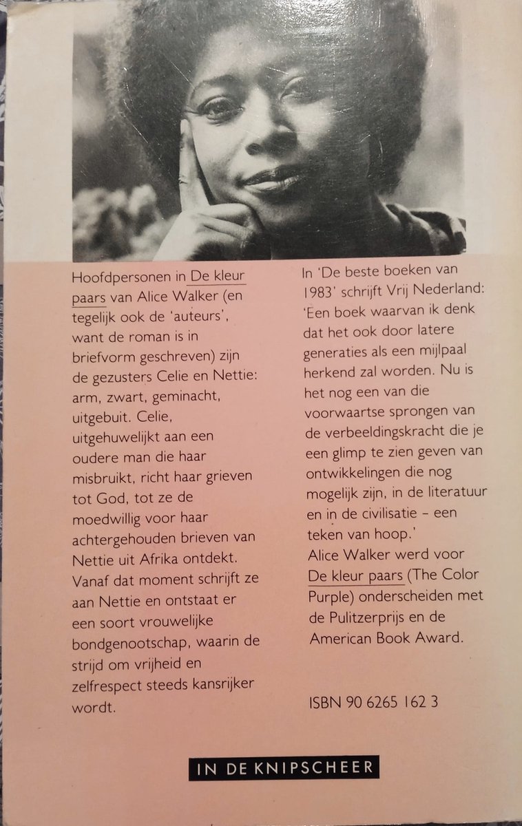 De kleur paars - back cover