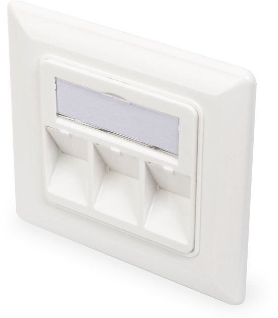 Digitus DN-93821 wandcontactdoos RJ-45 Wit van Digitus — afbeelding 2
