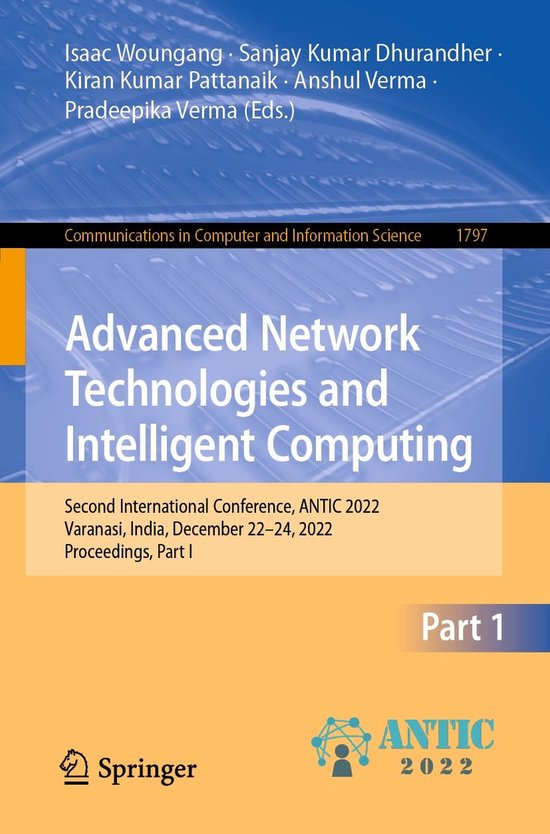 Springer Nature Proceedings Computer Science 1 - Advanced Ne ... - cover