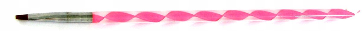 Penseel voor Gel & Acrylgel #4 - Synthetisch - Roze Handvat
