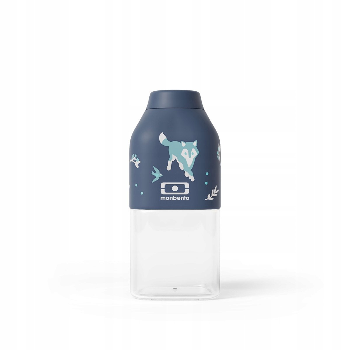 Monbento Fles Positieve Wolf 330ML Tritan BPA-vrij Blauw