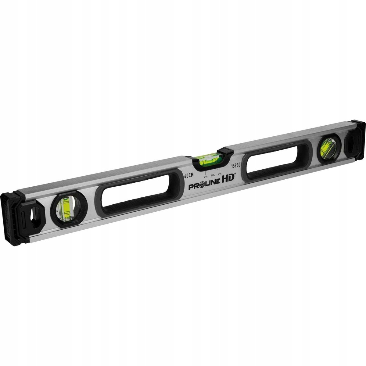 Proline HD Aluminium Waterspan 80cm - 3 Libellen, Precisie 0,5mm/m