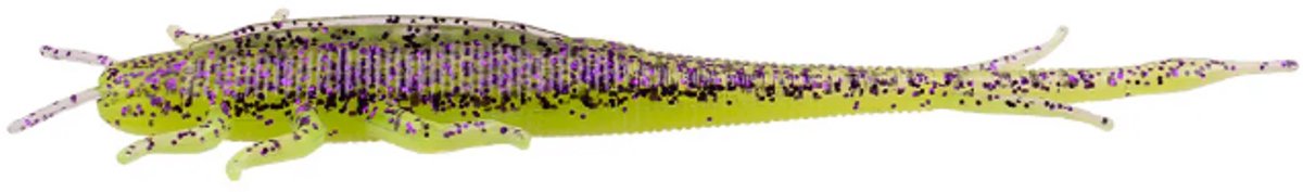 Zeck kunstaas Shaky Sneaker Purple Chartreuse 6cm