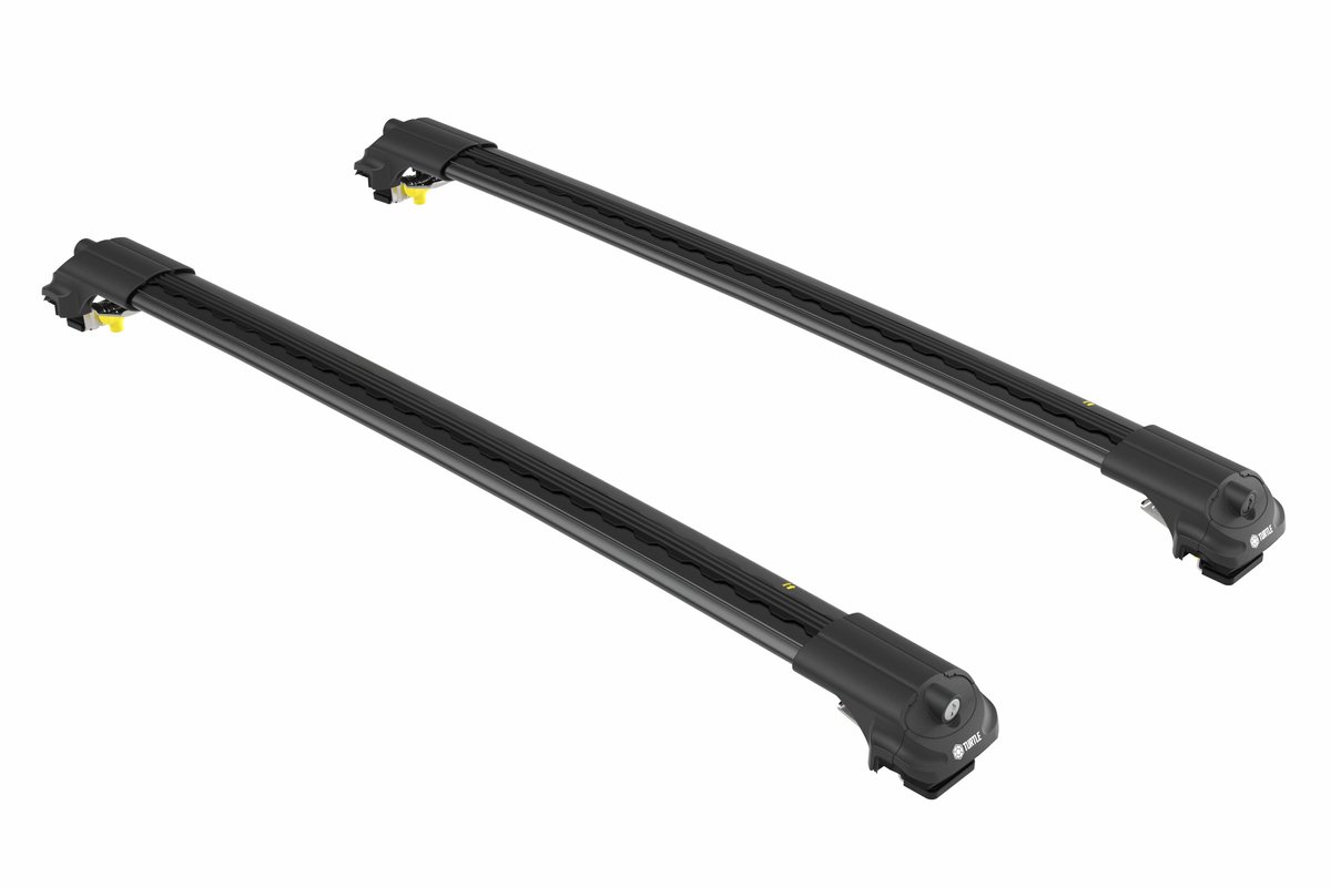 Dakdrager voor Cupra FORMENTOR 2020--> Open Dakrailing-Aluminium-Wingbar-Zwart-Merk Turtle