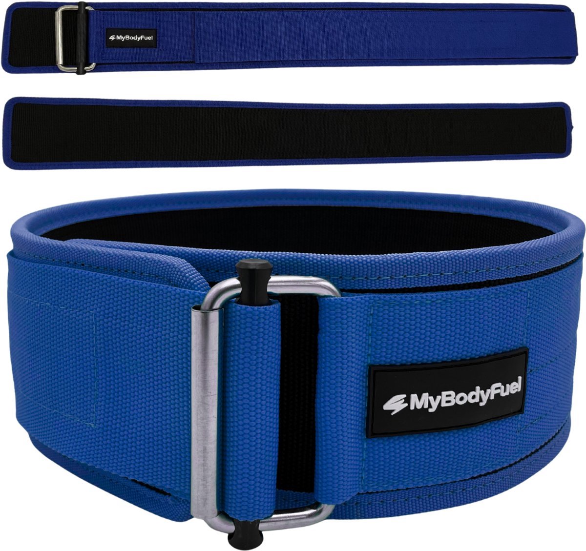 MyBodyFuel - Lifting Belt - Powerlift Riem & Gym Belt - Maat XL - Blauw