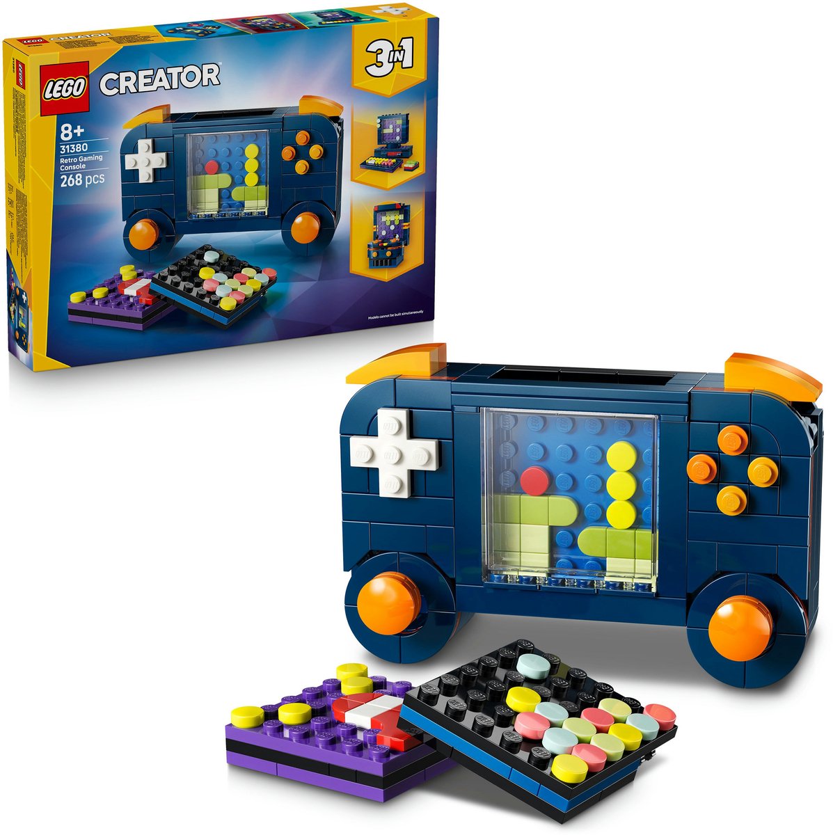 LEGO® Creator 3in1 Retro Spelcomputer Speelgoedmodel - Bouw Om tot Desktop of Speelautomaat - 31380 — afbeelding 2