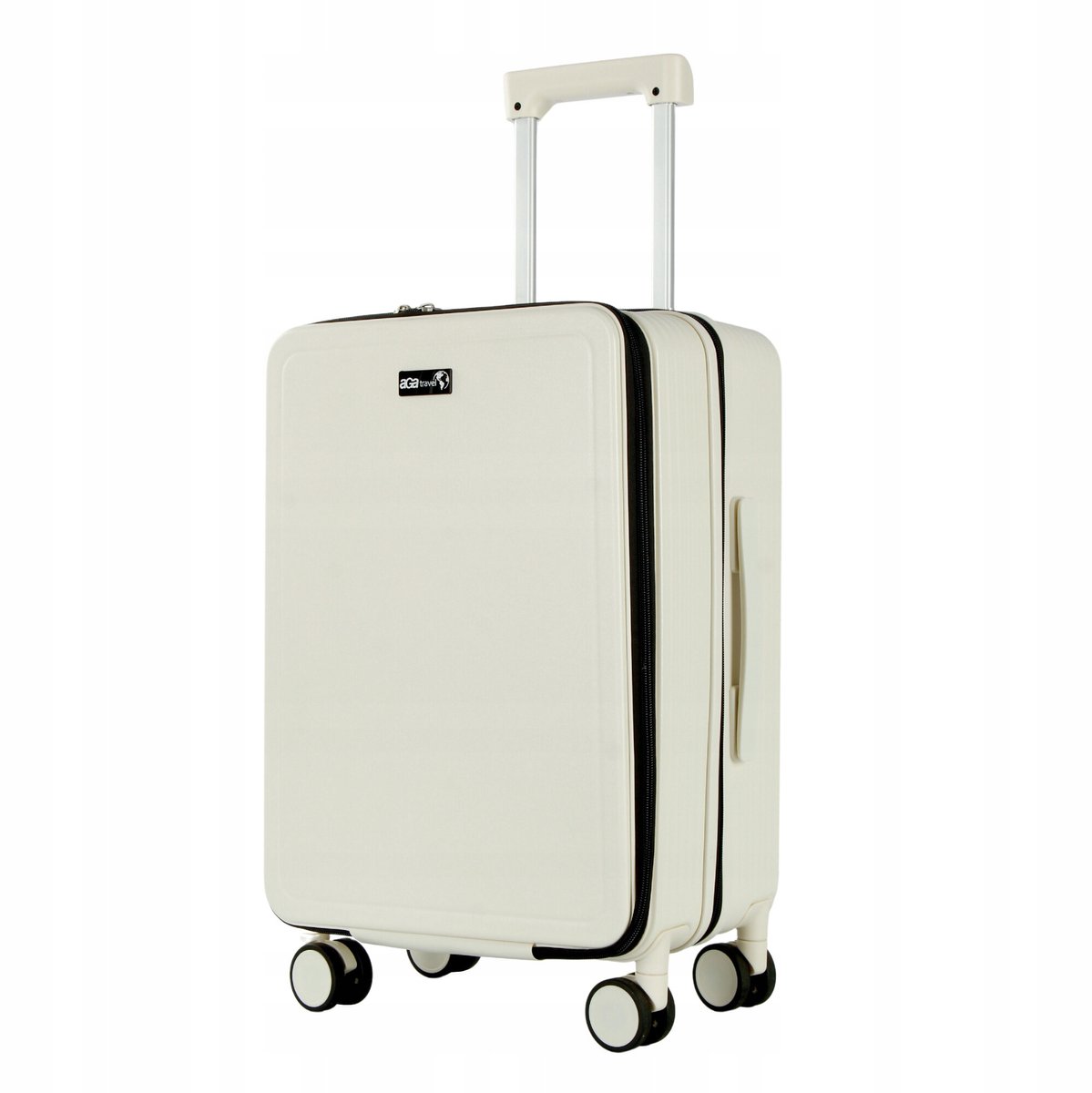Ruime Witte ABS Koffer 58cm - Perfect voor Vluchten