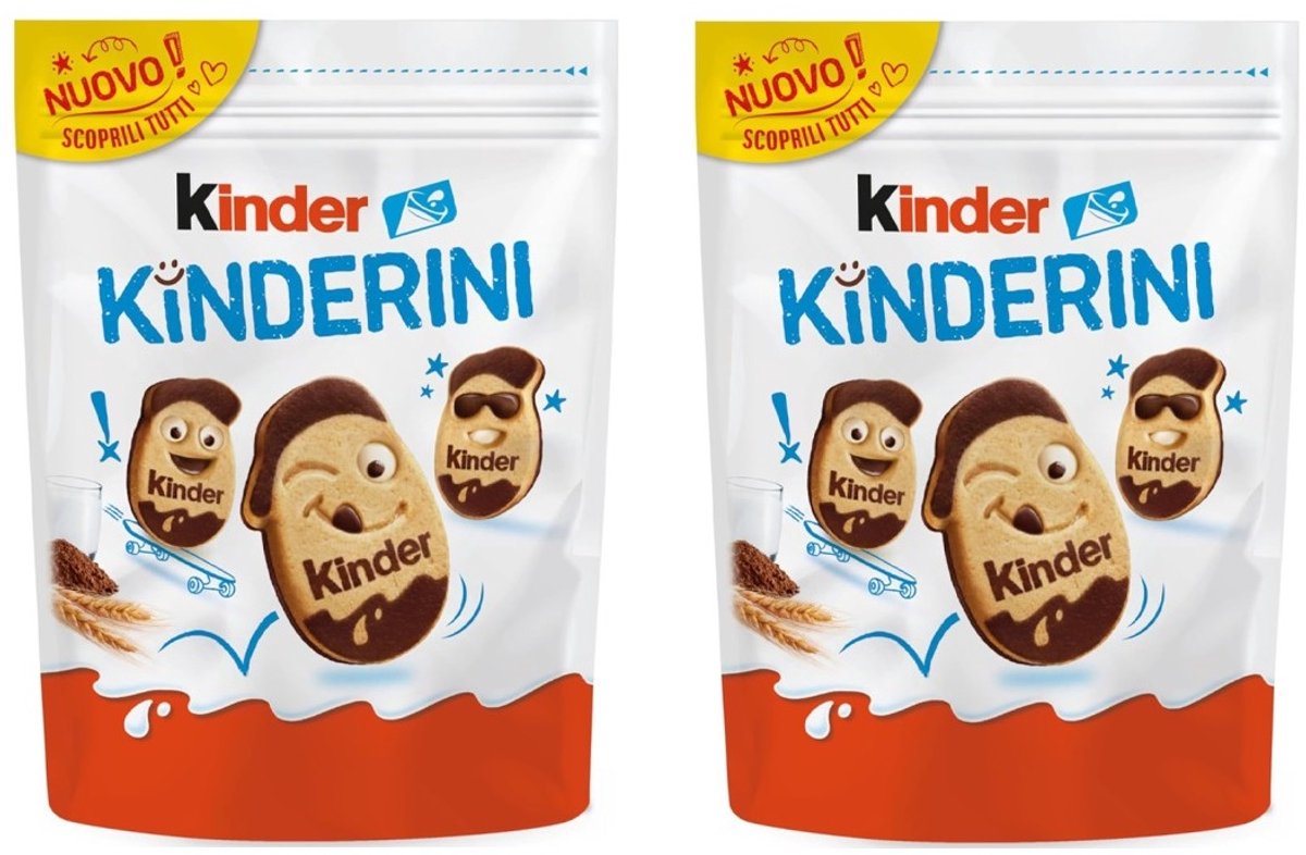 Multipak Kinder Kinderini Koekjes 2 x 250GR