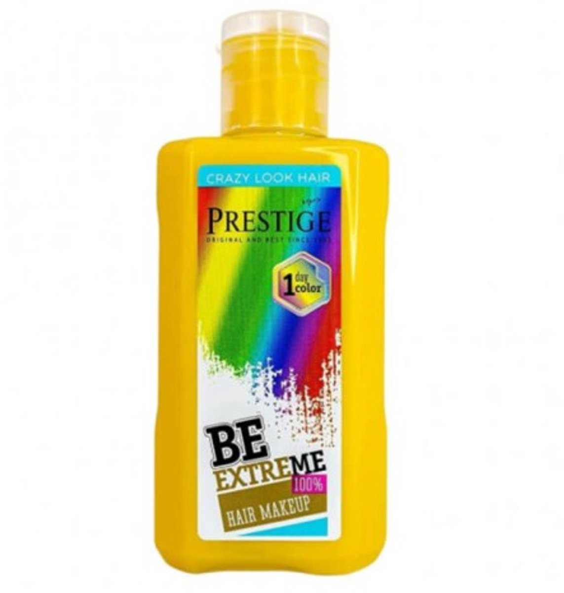 Prestige Uitwasbare Haarverf Geel – Uitwasbare Haarkleuring voor 1 Dag – voor Feestjes & Events – 100ml