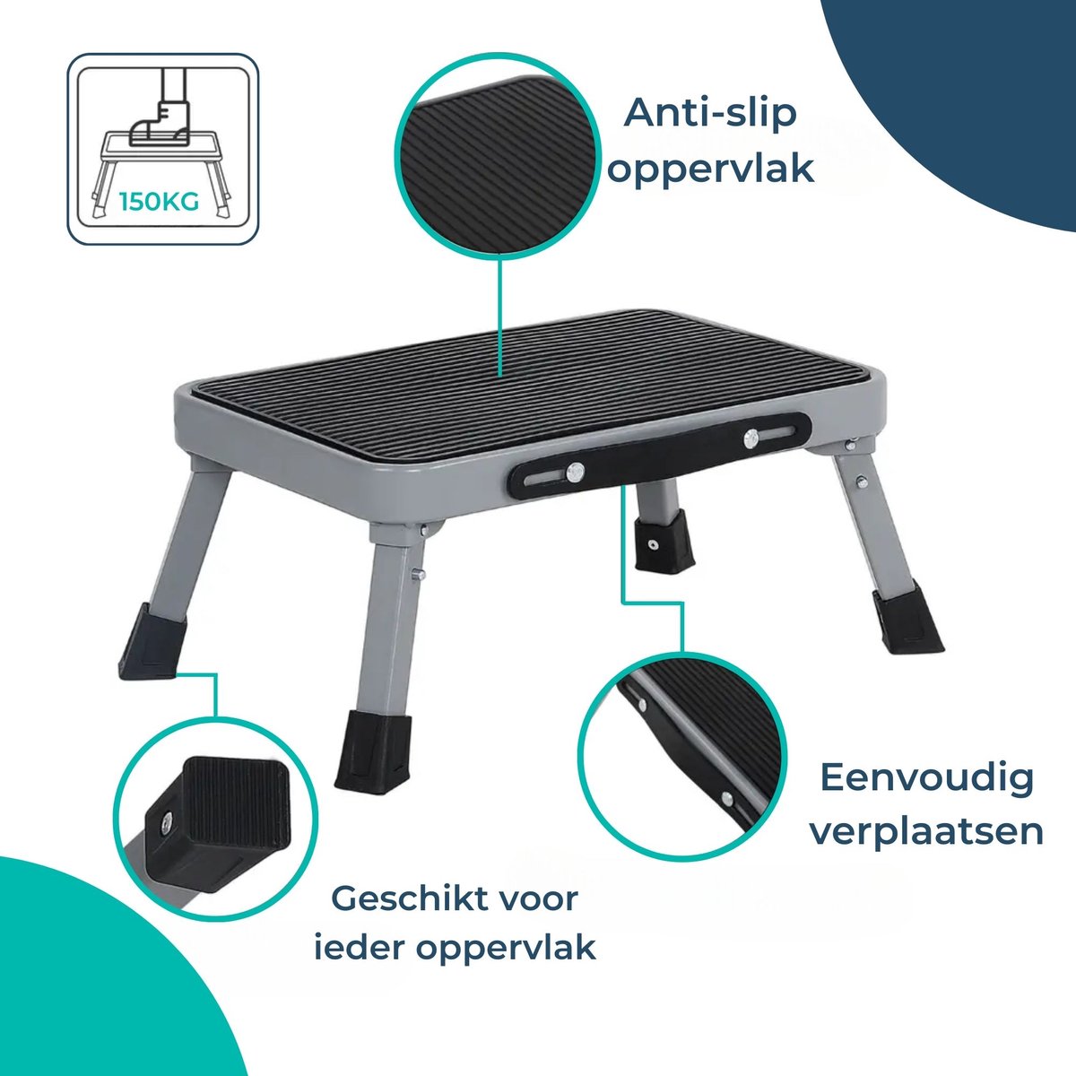 AL-KO olooprem 150V - 1500 kg maximaal trekvermogen - V-dissel