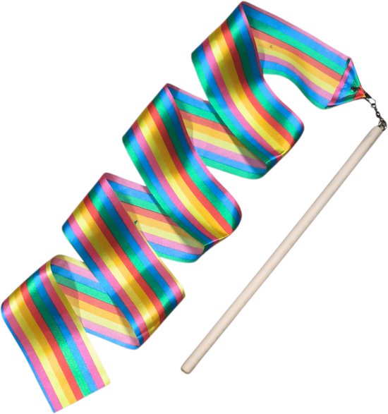 Jobber Toys Danslint kinderen - Gymnastiek lint - Turnlint Hout 150cm