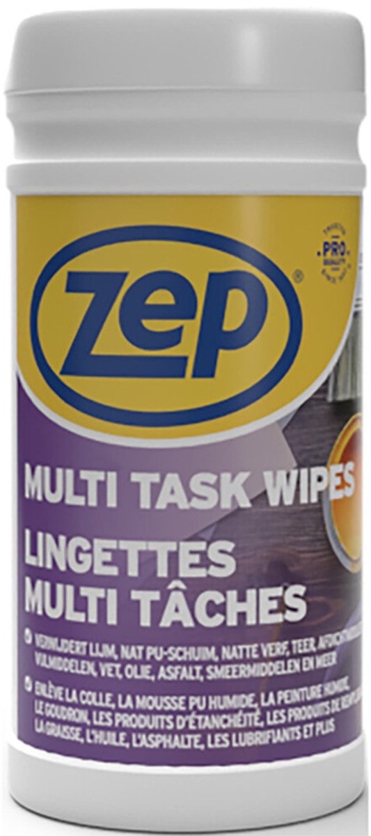 Zep Multi Task Wipes - 2 x 100 stuks - Voordeelverpakking