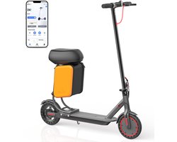 AOVOPRO LP60XB Elektrische Step met Zadel – 250W Motor – 25 km/u – App-bediening – Dubbel Remsysteem – Opvouwbare Elektrische Scooter voor Woon-Werkverkeer