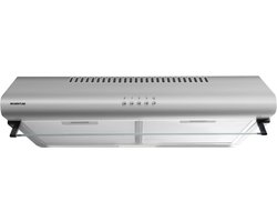Inventum AKO6012RVS onderbouw afzuigkap 60 cm - Afzuigcapaciteit 326,4 m3/h - Geschikt voor grote keuken - 3 standen - Ledverlichting - Luchtafvoer en recirculatie - RVS