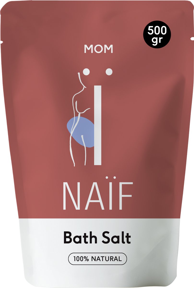 Naïf - Magnesium Badzout - Lichaamsverzorging - Zwangerschap - Ontspannend & Verzorgend - Natuurlijk - 500g