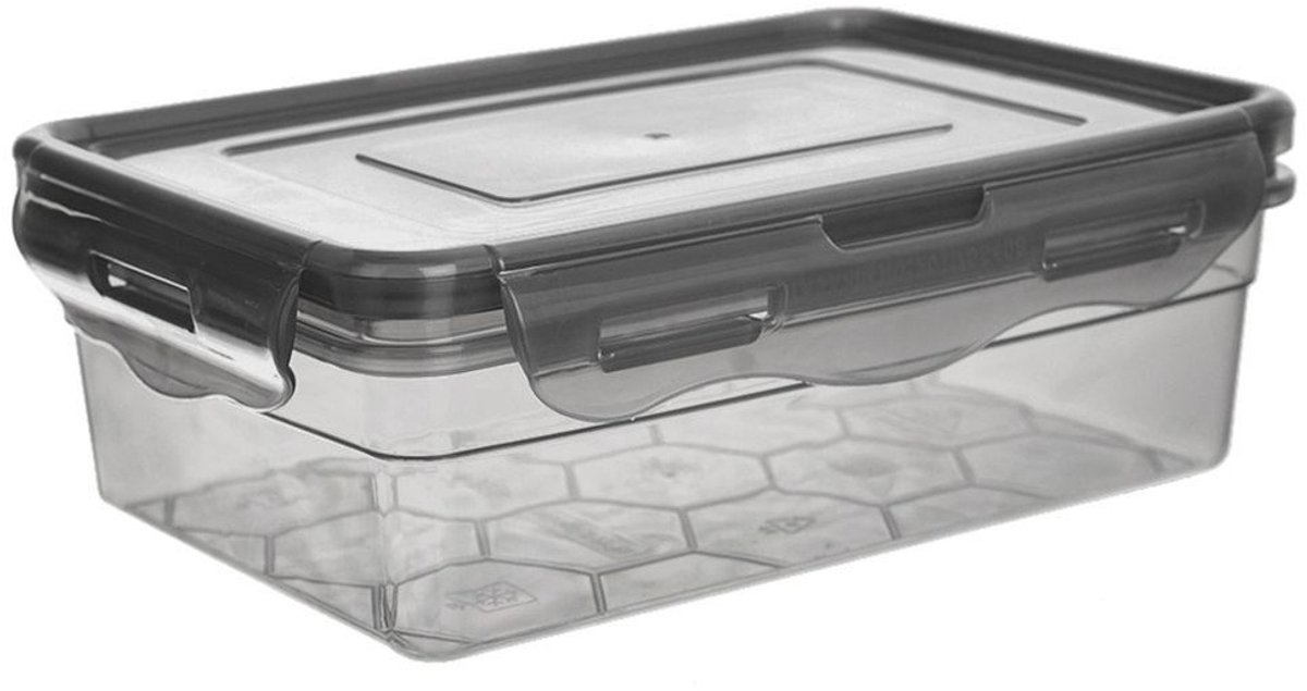 Orion - Voedselcontainer - Met Deksel - Grijs - 850 ml