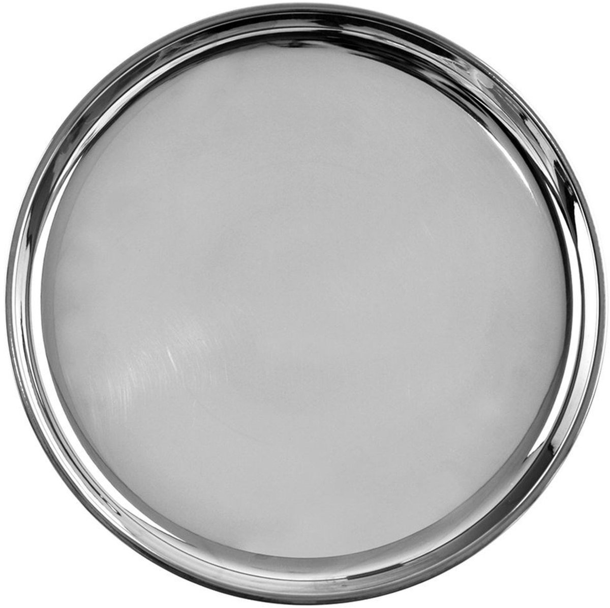 Orion - Ronde RVS Serveerschaal - 23 cm - Hoogglans - Functioneel