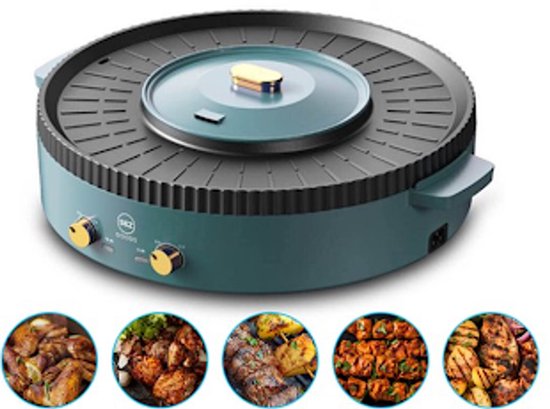 SEZGoods 2-in-1 hotpot en Koreaanse BBQ – roestvrij staal