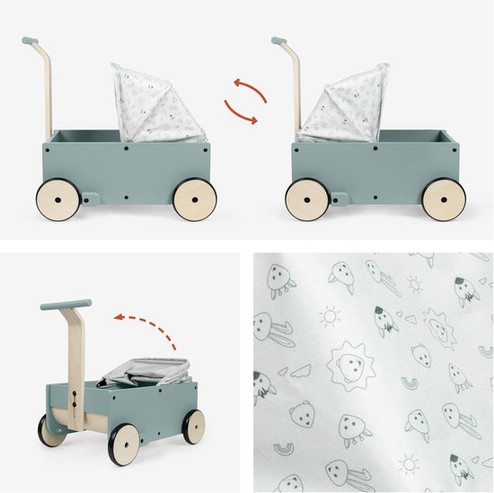 hauck Learn to Walk Dolls- 2-in-1 loopstoeltje en poppenwagen - Dolls van Merkloos — afbeelding 5