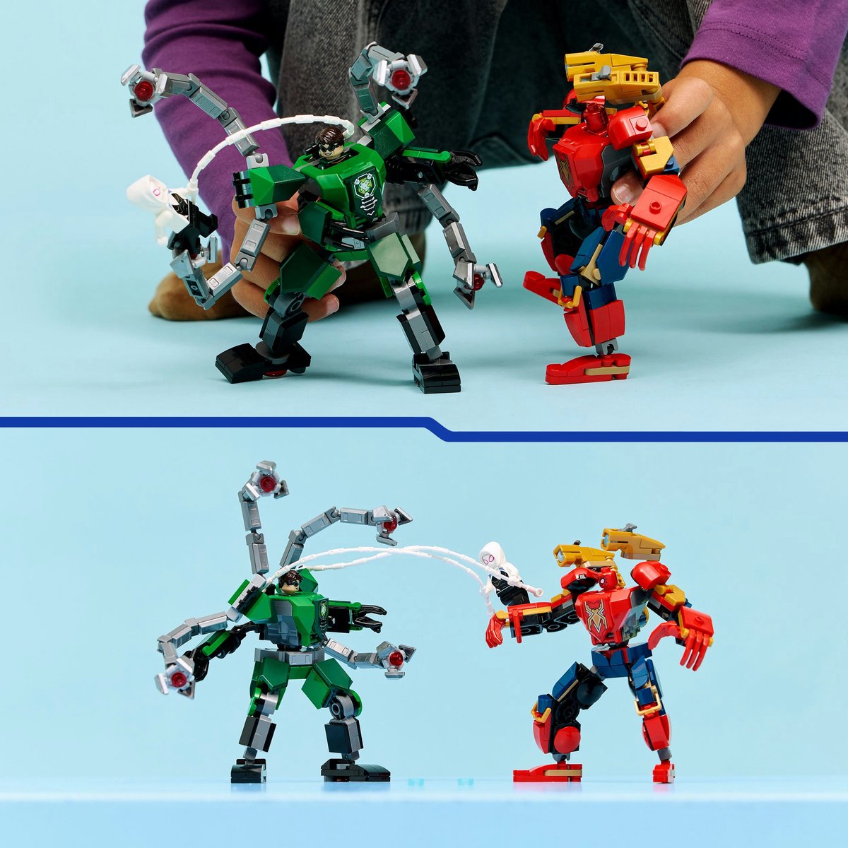 LEGO Marvel Mechaduel: Spider-Man vs. Doc Ock Superhelden - Bouwpakket voor Kinderen - 76338 – foto 3