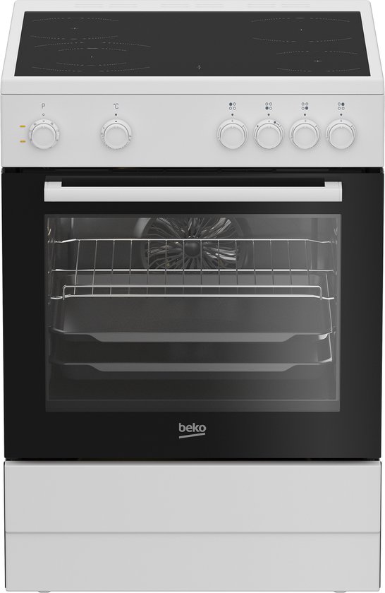 Beko FBM6701W - Cuisinière Céramique