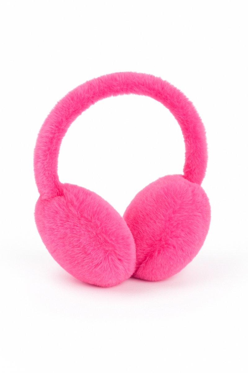 Pluche Roze Oorwarmers – Superzachte Winter Earmuffs – Comfortabel & Warm – Dames / Kinderen – 4 Kleuren – Winter Fashion Accessoire