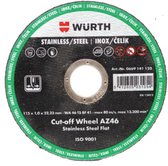 Wuerth slijpschijven set - Standard Inox - 115 x 1 mm - 10 stuks