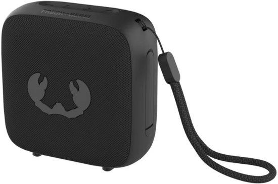 Draadloze Bluetooth speaker Fresh ’n Rebel zwart, compact, IPX5 spatwaterdicht, 20 uur batterijduur, draagbaar, krachtig geluid