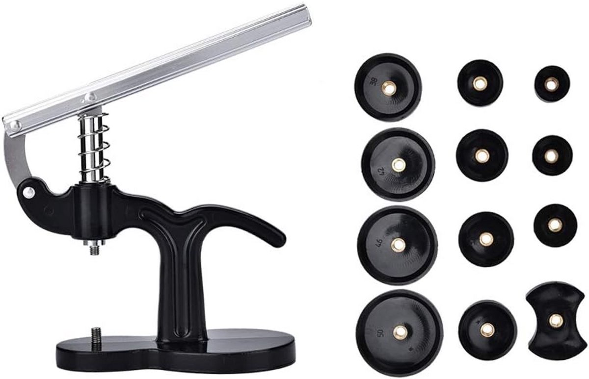 Horloge Pers Set voor Batterijwissel en Back Case Reparatie met 12 Matrijzen