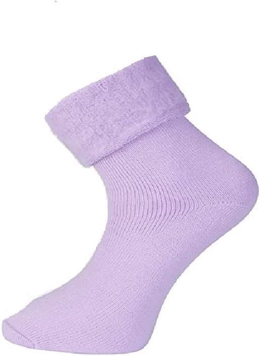 Warme en zachte thermosokken voor dames in pastelkleuren