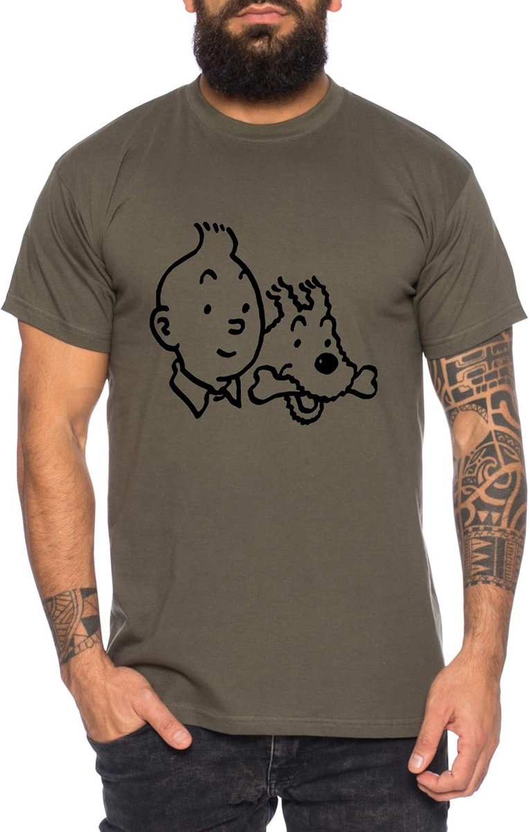Grappig T-shirt voor Mannen met Unieke Print
