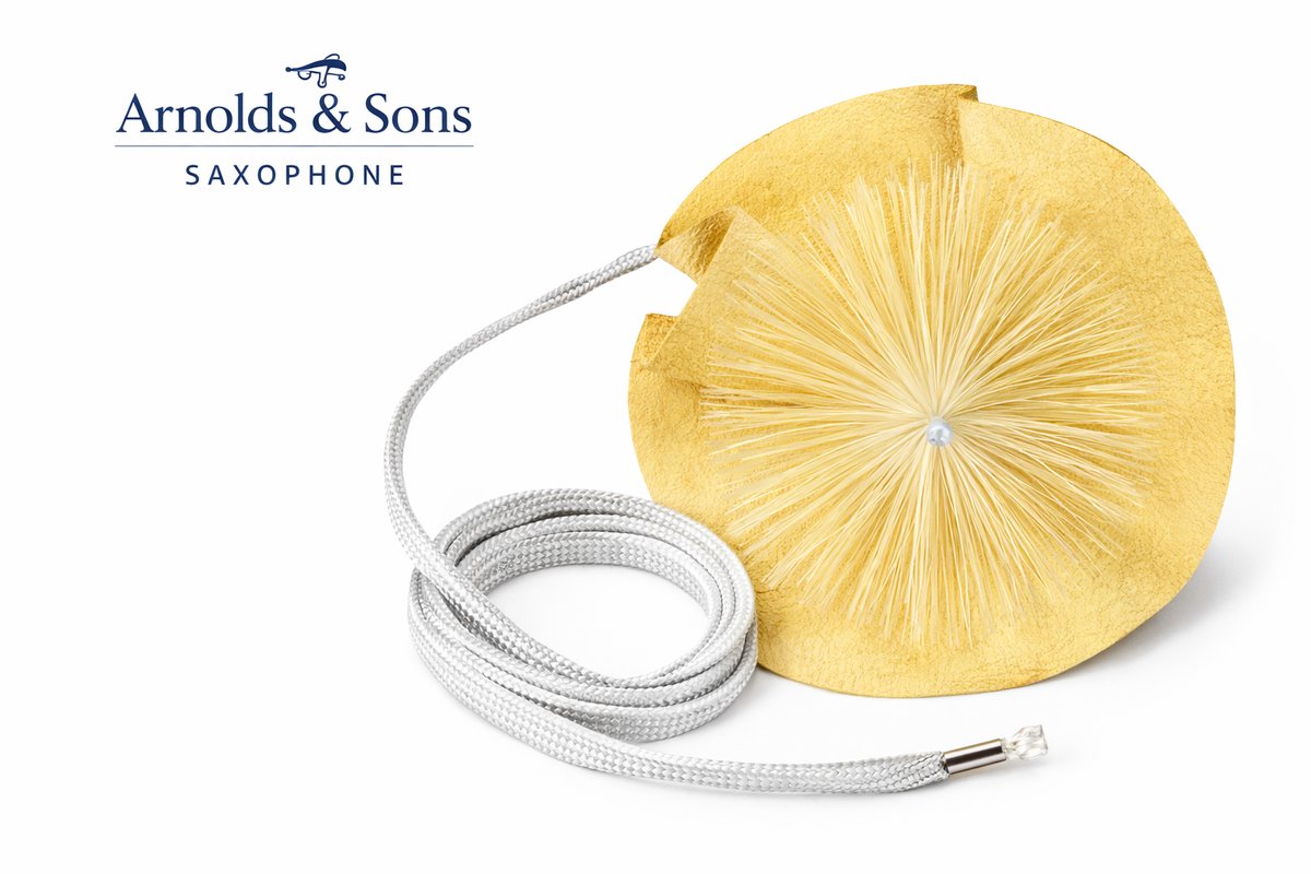 Arnolds & Sons Saxofoonwisser Tenor – Leren Doortrekker met Koord en Gewicht