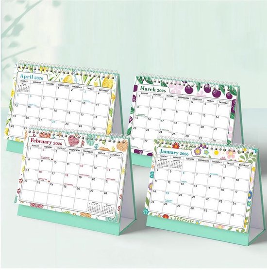 Mini-bureaukalender 2026 - januari 2026 - juni 2027 planner Mini-bureaukalender 2026 - januari 2026 - juni 2027 planner