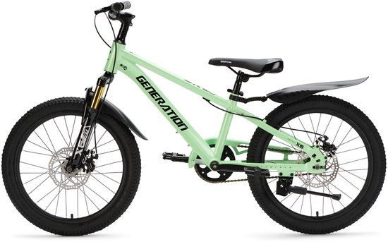 Generation X6 20 inch Mintgroen - Kinderfiets met Spatborden van Generation — afbeelding 4