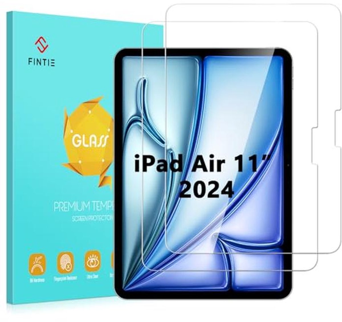 2-Pack Screen Protector for iPad Air 11 inch – Premium Anti-Scratch Tempered Glass